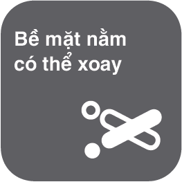 Bề mặt nằm có thể xoay